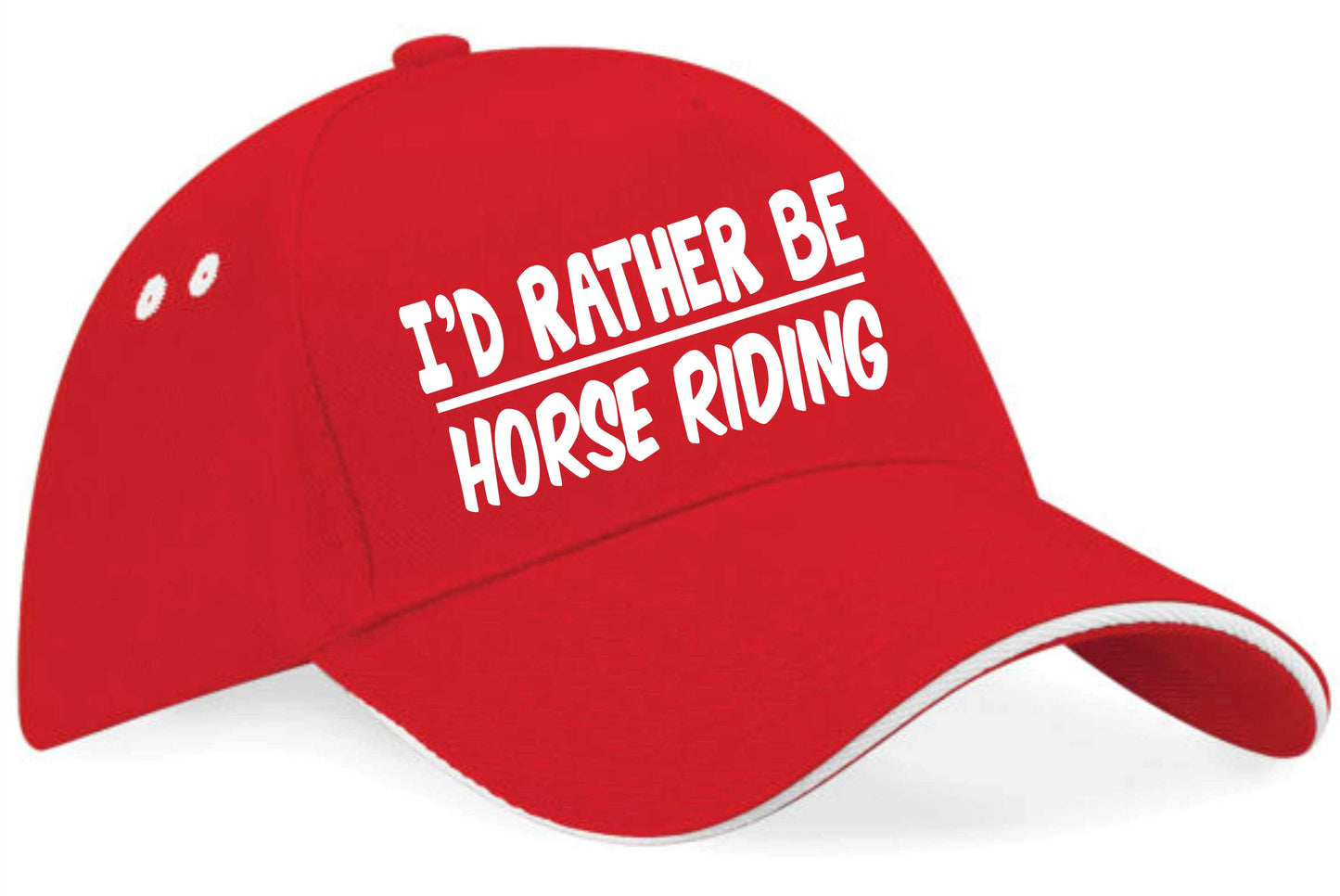 I'd Rather Be Horse Riding Baseball Cap Funny Birthday Gift For Men & Women