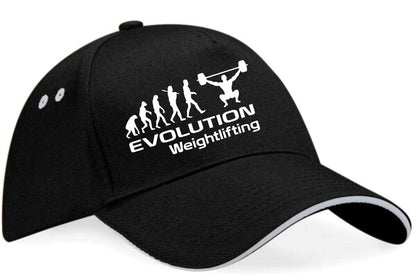 Evolution Of Weightlifting Baseball Cap Sports Fan Gift For Men & Women