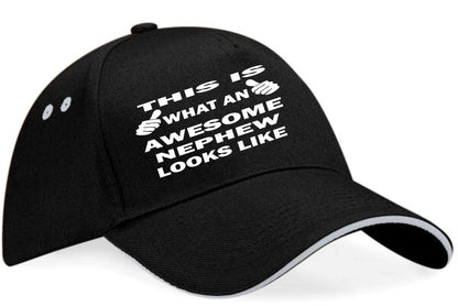 This Is What Awesome Nephew Looks Like Baseball Cap Birthday Gift For Men & Boys