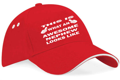 This Is What Awesome Nephew Looks Like Baseball Cap Birthday Gift For Men & Boys