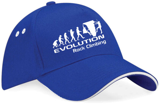 Evolution Of Rock Climbing Baseball Cap Sports Fan Gift For Men & Women