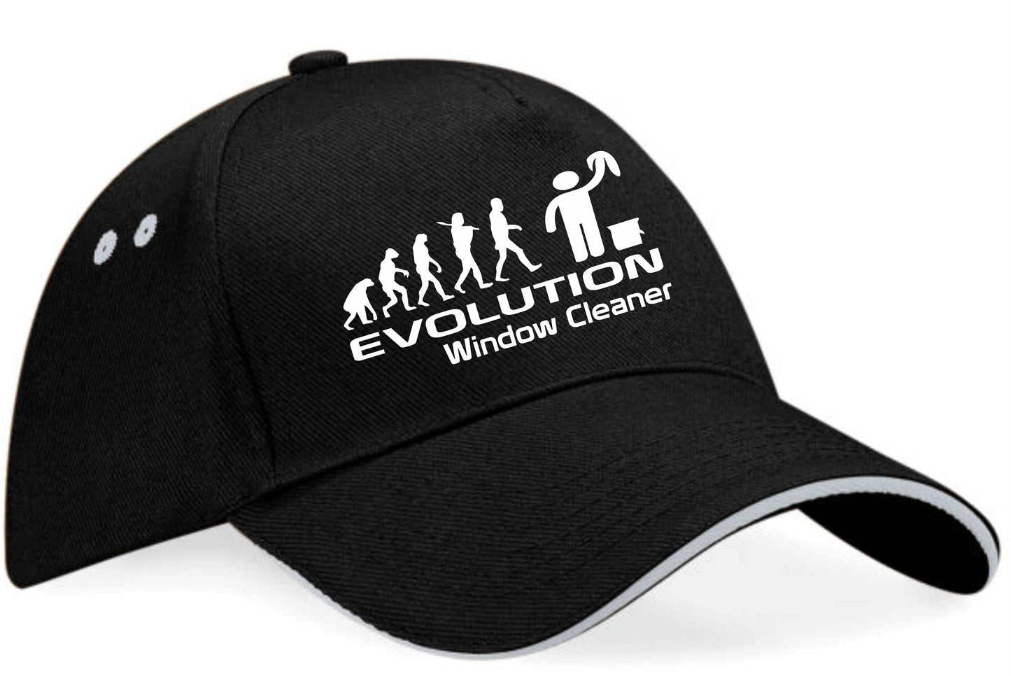 Evolution Of Window Cleaner Baseball Cap Work Related Gift For Men & Women