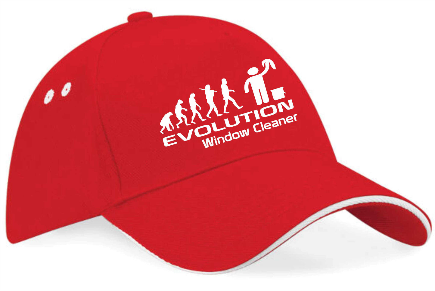 Evolution Of Window Cleaner Baseball Cap Work Related Gift For Men & Women