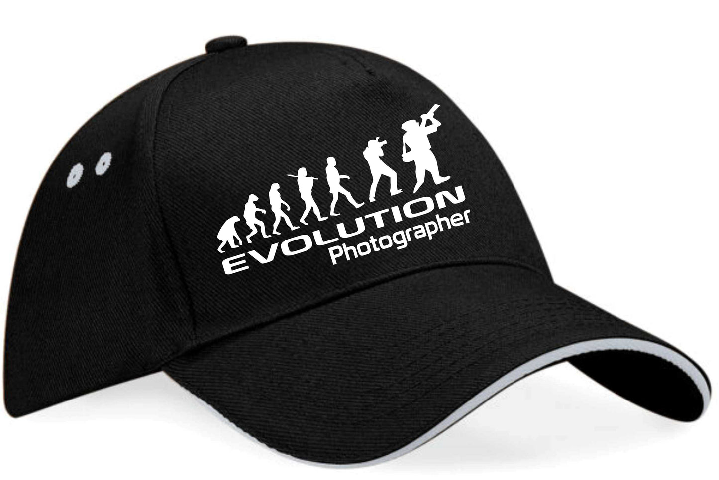 Evolution Of Photographer Baseball Cap Work Related Gift For Men & Women
