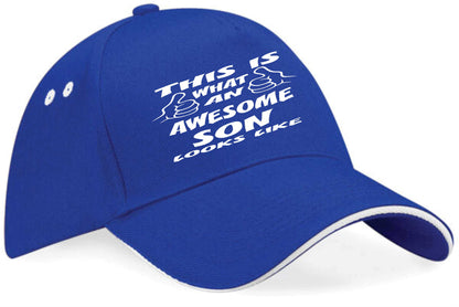 This Is What Awesome Son Looks Like Baseball Cap Birthday Gift For Men