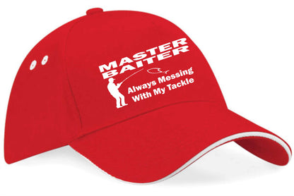 Master Baiter Baseball Cap Fishermans Fishing Gift For Men & Women