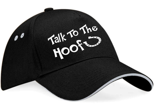 Talk To The Hoof Baseball Cap Horse Riding Gift For Men & Women