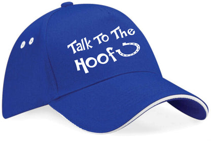 Talk To The Hoof Baseball Cap Horse Riding Gift For Men & Women