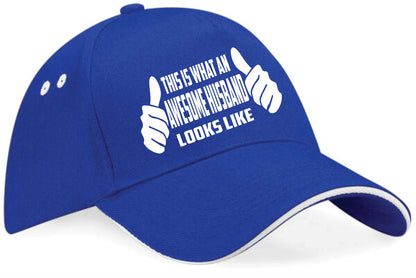 This Is What Awesome Husband Looks Like Baseball Cap Birthday Gift For Men