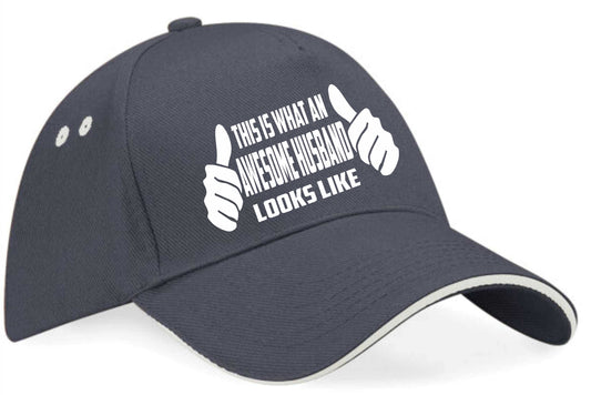 This Is What Awesome Husband Looks Like Baseball Cap Birthday Gift For Men