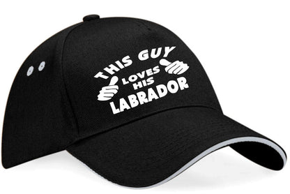 This Guy Loves His Labrador Baseball Cap Dog Lover Birthday Gift For Men