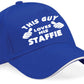 This Guy Loves His Staffie Baseball Cap Dog Lover Birthday Gift For Men