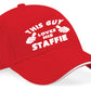 This Guy Loves His Staffie Baseball Cap Dog Lover Birthday Gift For Men
