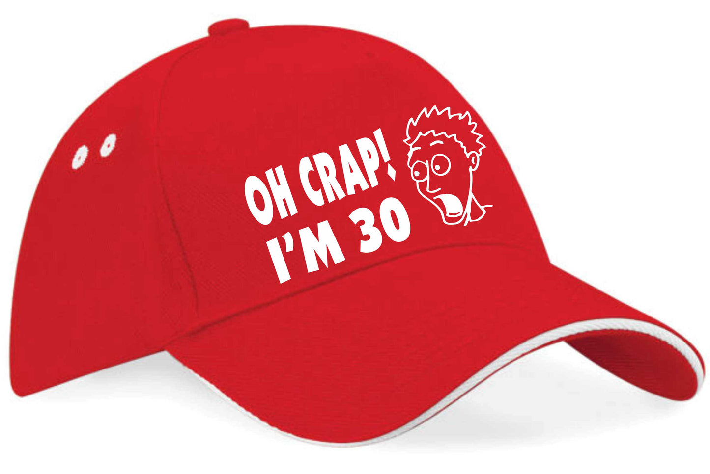 Oh Crap I'm 30 Baseball Cap 30th Birthday Gift For Men & Ladies