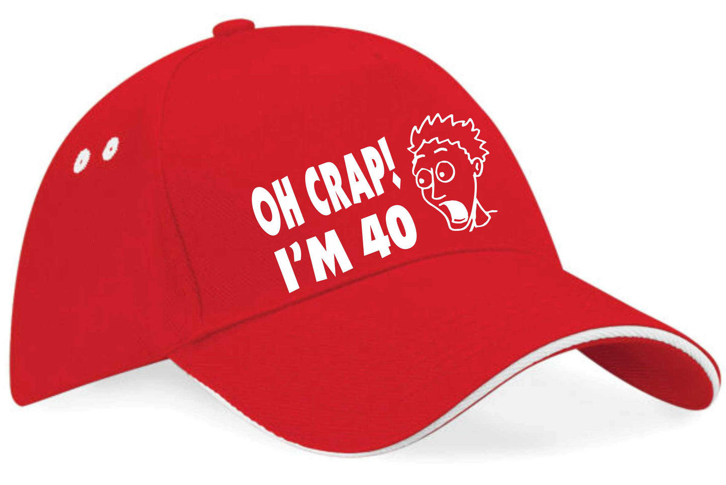 Oh Crap I'm 40 Baseball Cap 40th Birthday Gift For Men & Ladies