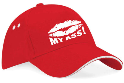 Kiss My Ass Baseball Cap Funny Slogan Birthday Gift For Men & Ladies