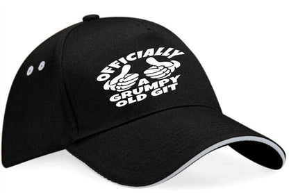 Officially Grumpy Old Git Baseball Cap Birthday Gift For Men & Ladies