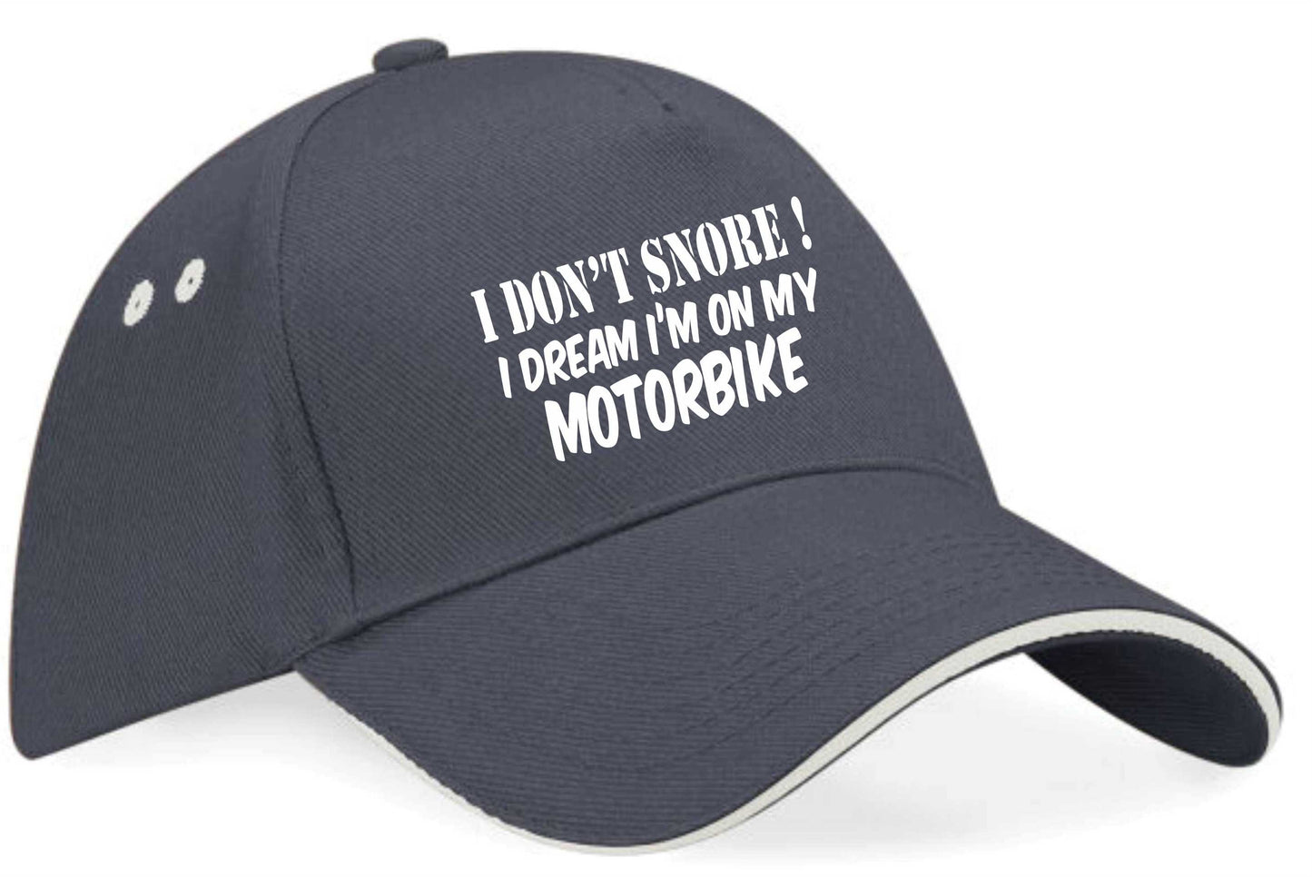 I Dream Of Motorbikes Baseball Cap Biker Lover Gift For Men & Ladies