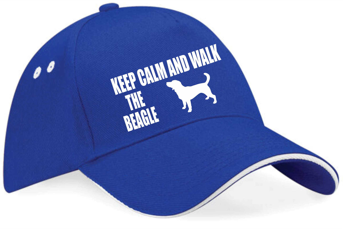 Keep Calm Walk The Beagle Baseball Cap Dog Lovers Gift For Men & Ladies