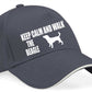 Keep Calm Walk The Beagle Baseball Cap Dog Lovers Gift For Men & Ladies