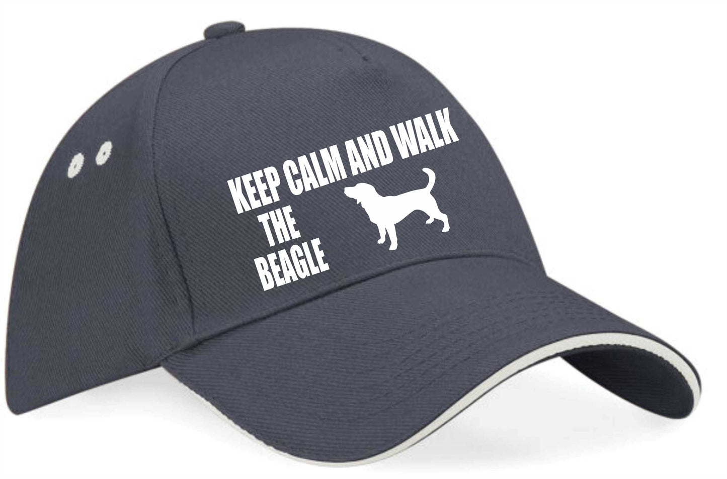 Keep Calm Walk The Beagle Baseball Cap Dog Lovers Gift For Men & Ladies