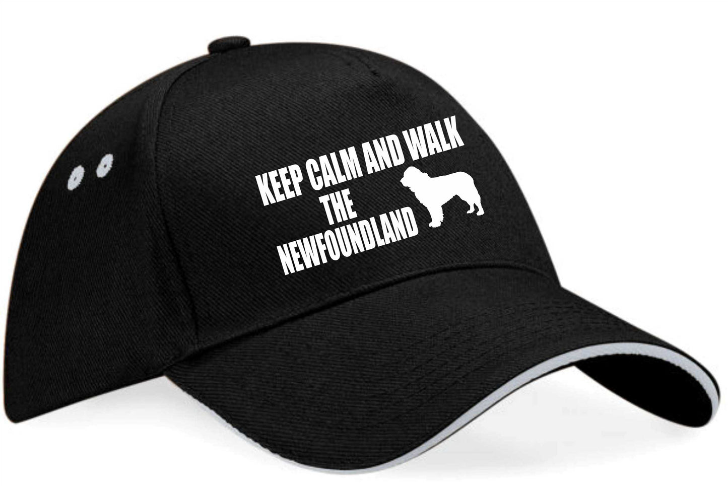 Keep Calm Walk The Newfoundland Baseball Cap Dog Lovers Gift For Men & Ladies