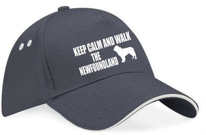 Keep Calm Walk The Newfoundland Baseball Cap Dog Lovers Gift For Men & Ladies