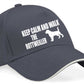 Keep Calm Walk The Rottweiller Baseball Cap Dog Lovers Gift For Men & Ladies