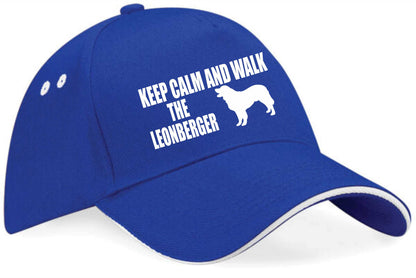 Keep Calm Walk The Leonberger Baseball Cap Dog Lovers Gift For Men & Ladies