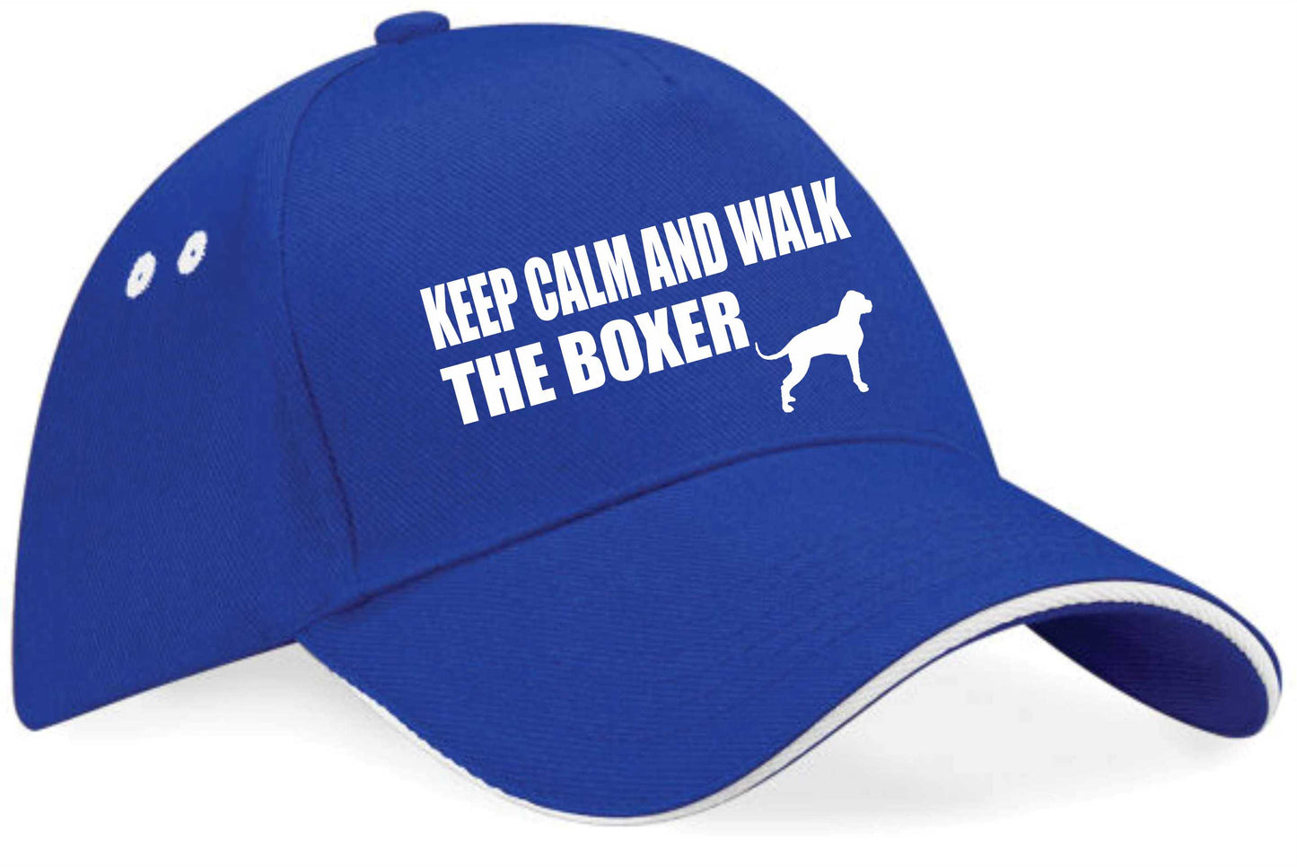Keep Calm Walk The Boxer Baseball Cap Dog Lovers Gift For Men & Ladies