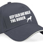 Keep Calm Walk The Boxer Baseball Cap Dog Lovers Gift For Men & Ladies