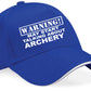 Warning May Talk About Archery Baseball Cap Sport Lovers Gift For Men & Ladies