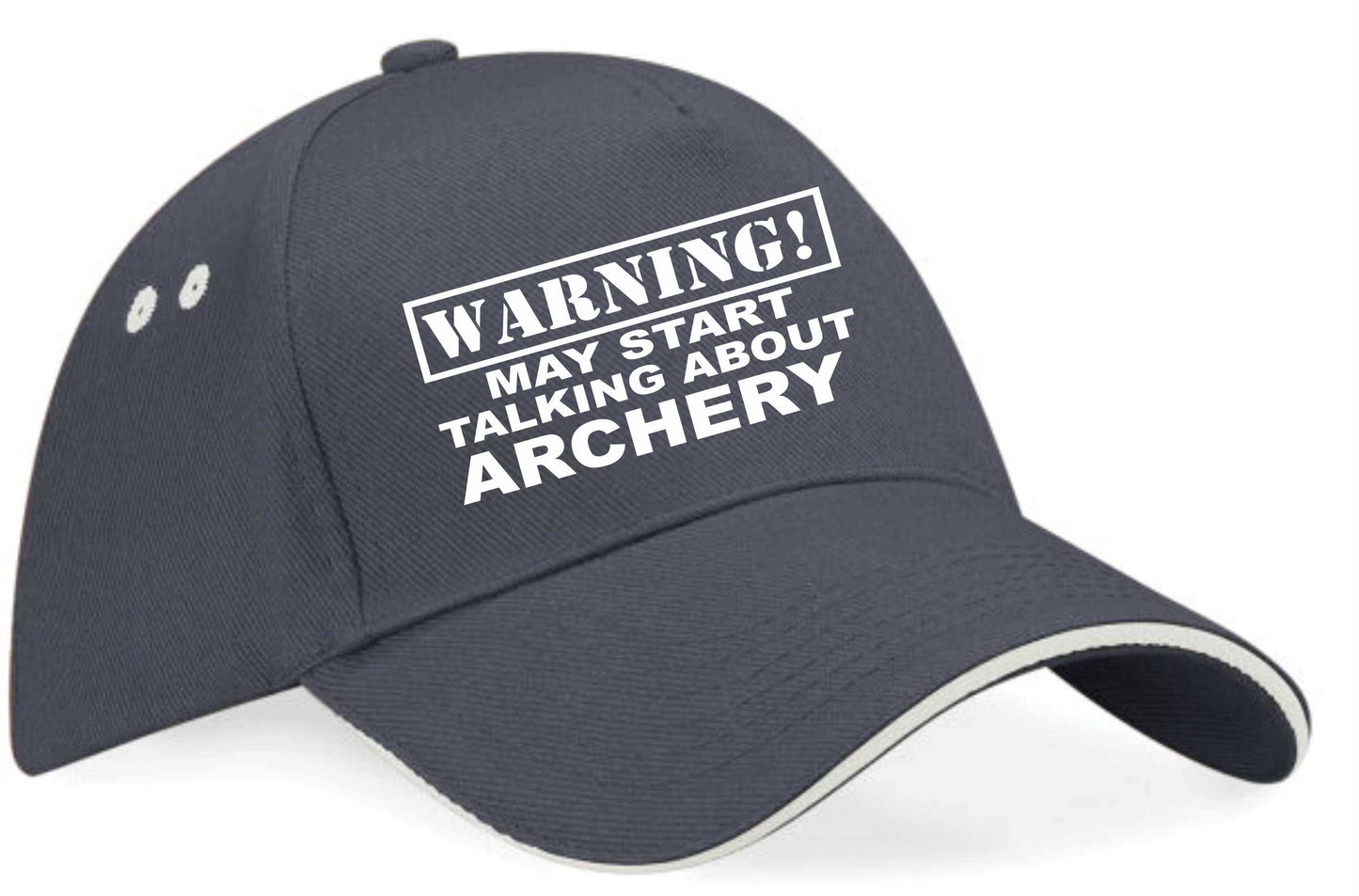 Warning May Talk About Archery Baseball Cap Sport Lovers Gift For Men & Ladies