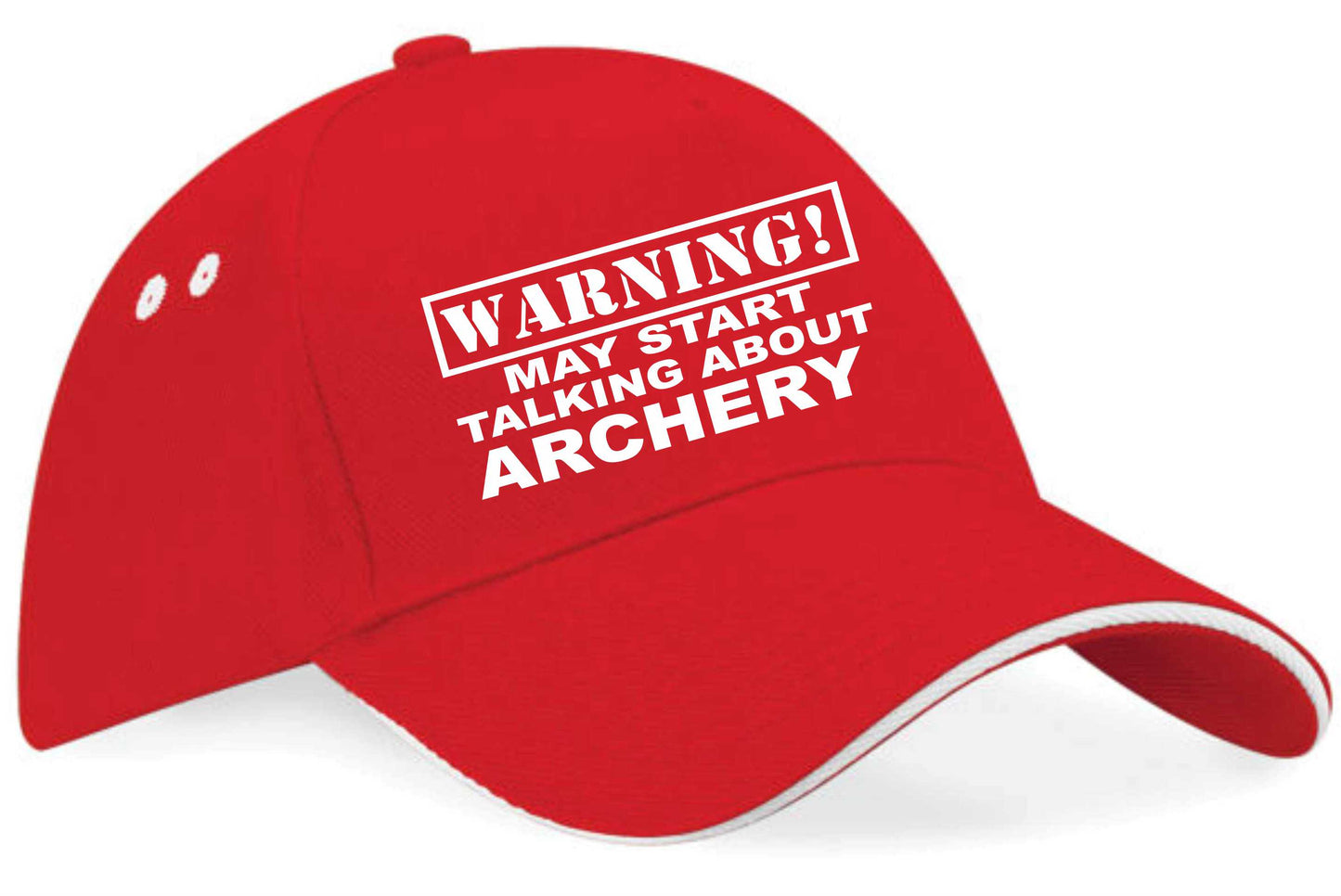 Warning May Talk About Archery Baseball Cap Sport Lovers Gift For Men & Ladies