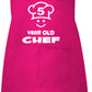 World's Greatest 5 Year old Chef Birthday Apron Baking
