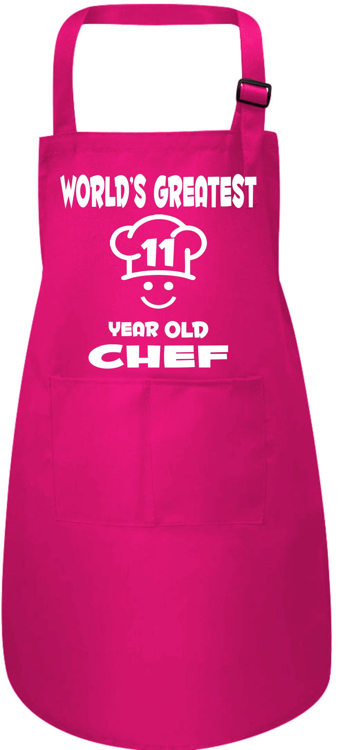 World's Greatest 11 Year old Chef Birthday Apron Baking