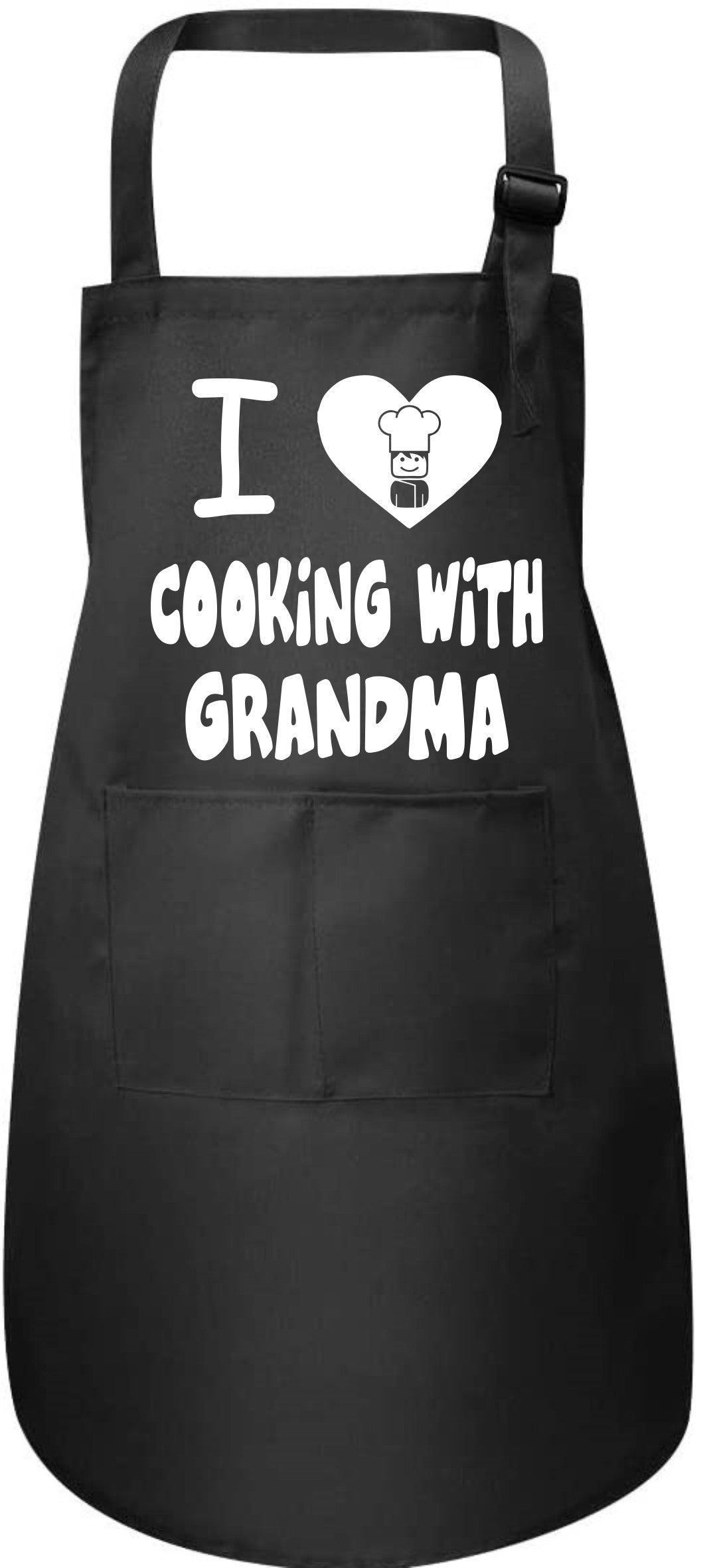 I Love Cooking with My Grandma Childs Baking Cooking Apron