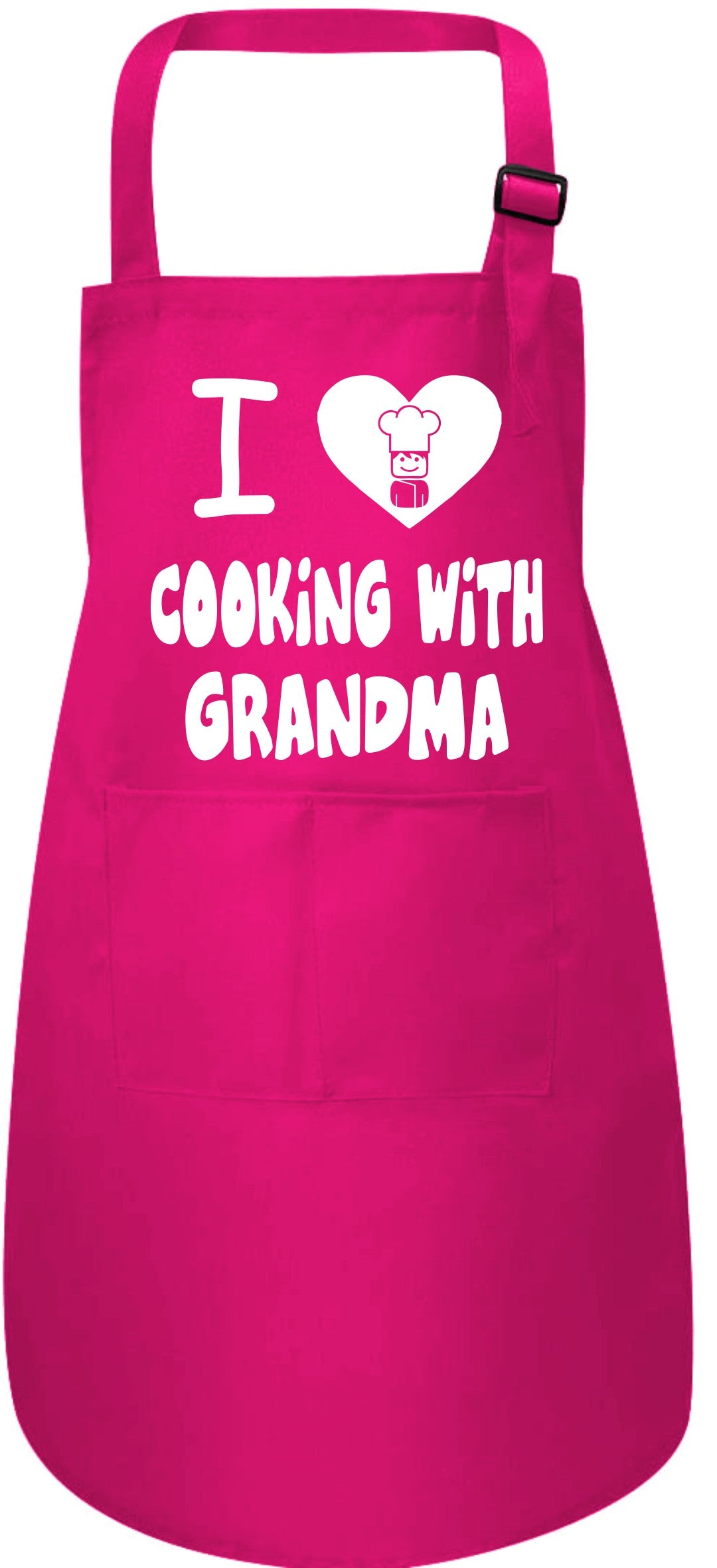 I Love Cooking with My Grandma Childs Baking Cooking Apron