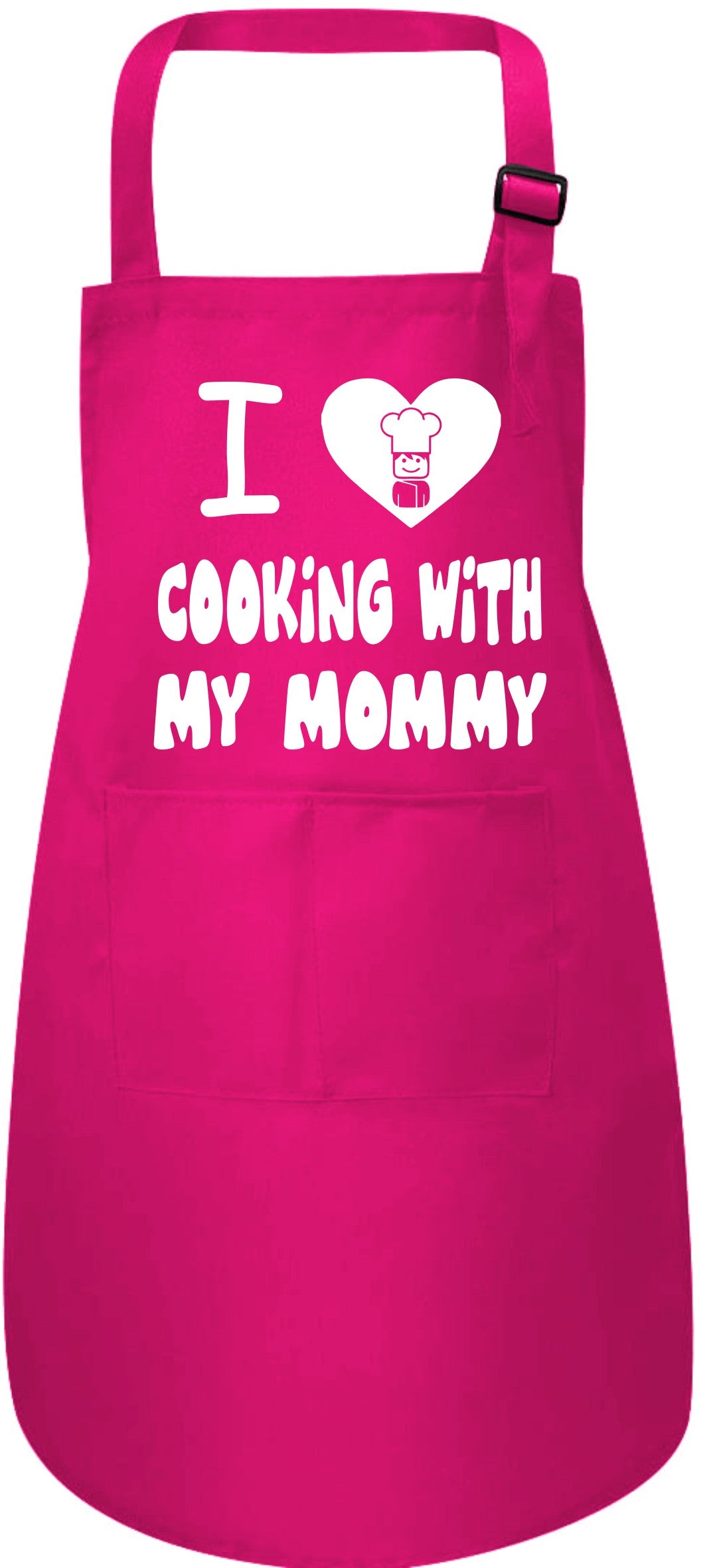 I Love Cooking with My Mommy Childs Baking Cooking Apron
