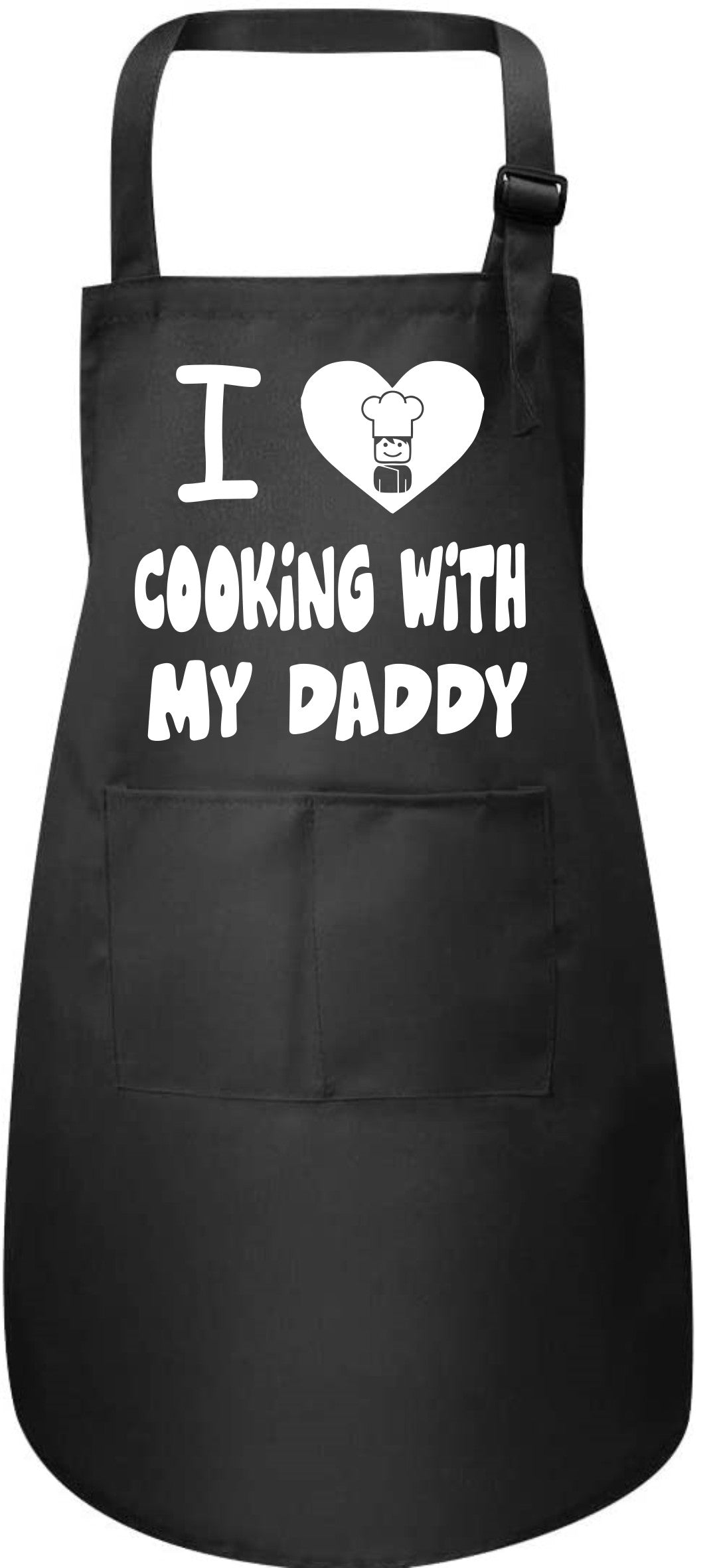 I Love Cooking with My Daddy Childs Baking Cooking Apron