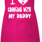 I Love Cooking with My Daddy Childs Baking Cooking Apron