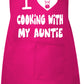 I Love Cooking with My Auntie Childs Baking Cooking Apron