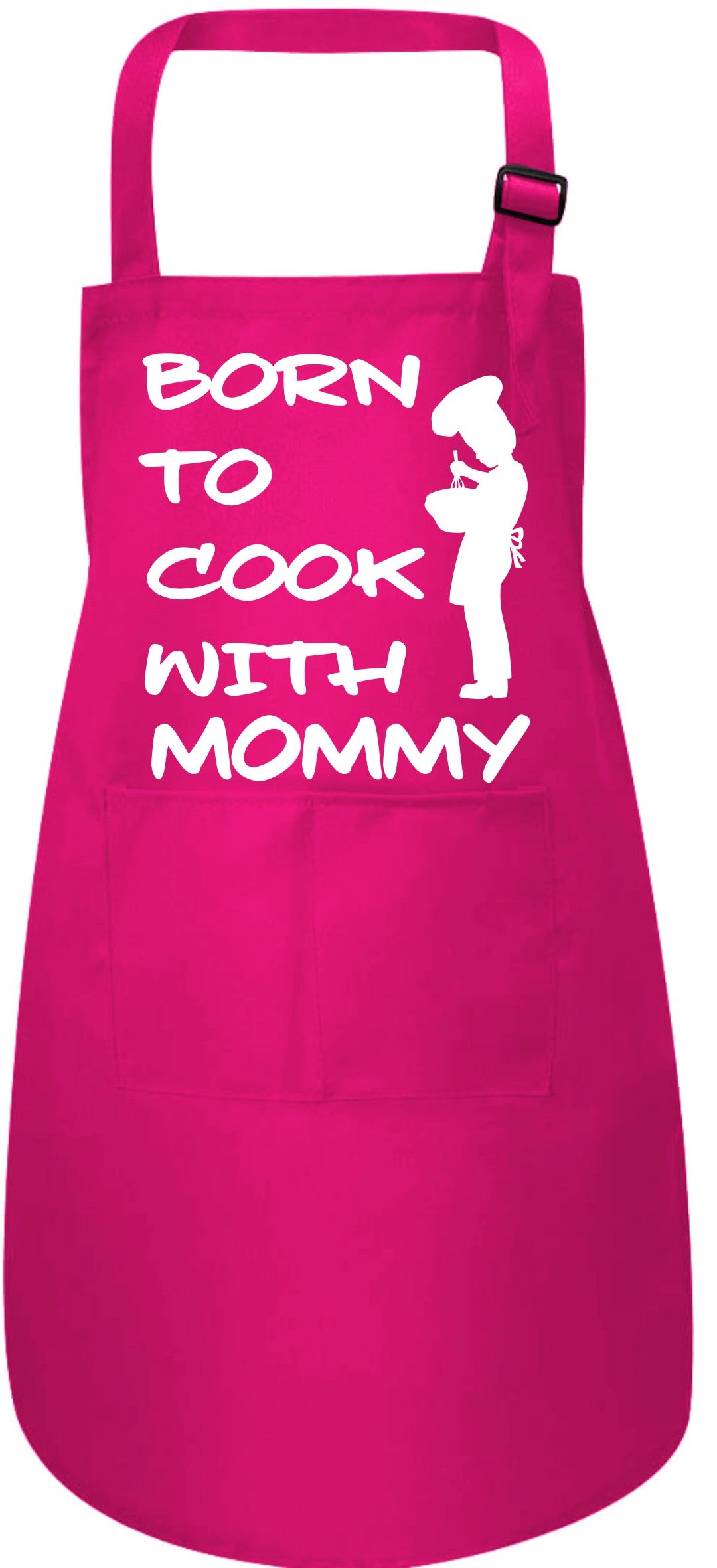 Born To Cook with My Mommy Childs Baking Cooking Apron