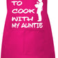 Born To Cook with My Auntie Childs Baking Cooking Apron
