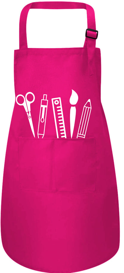School Painting Artist Kids Apron