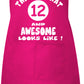 12th Birthday Gift Baking Cooking Crafting Apron