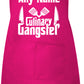 Personalised Kids Apron Culinary Gangster