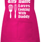 Personalised Kids Apron Loves Cooking Daddy