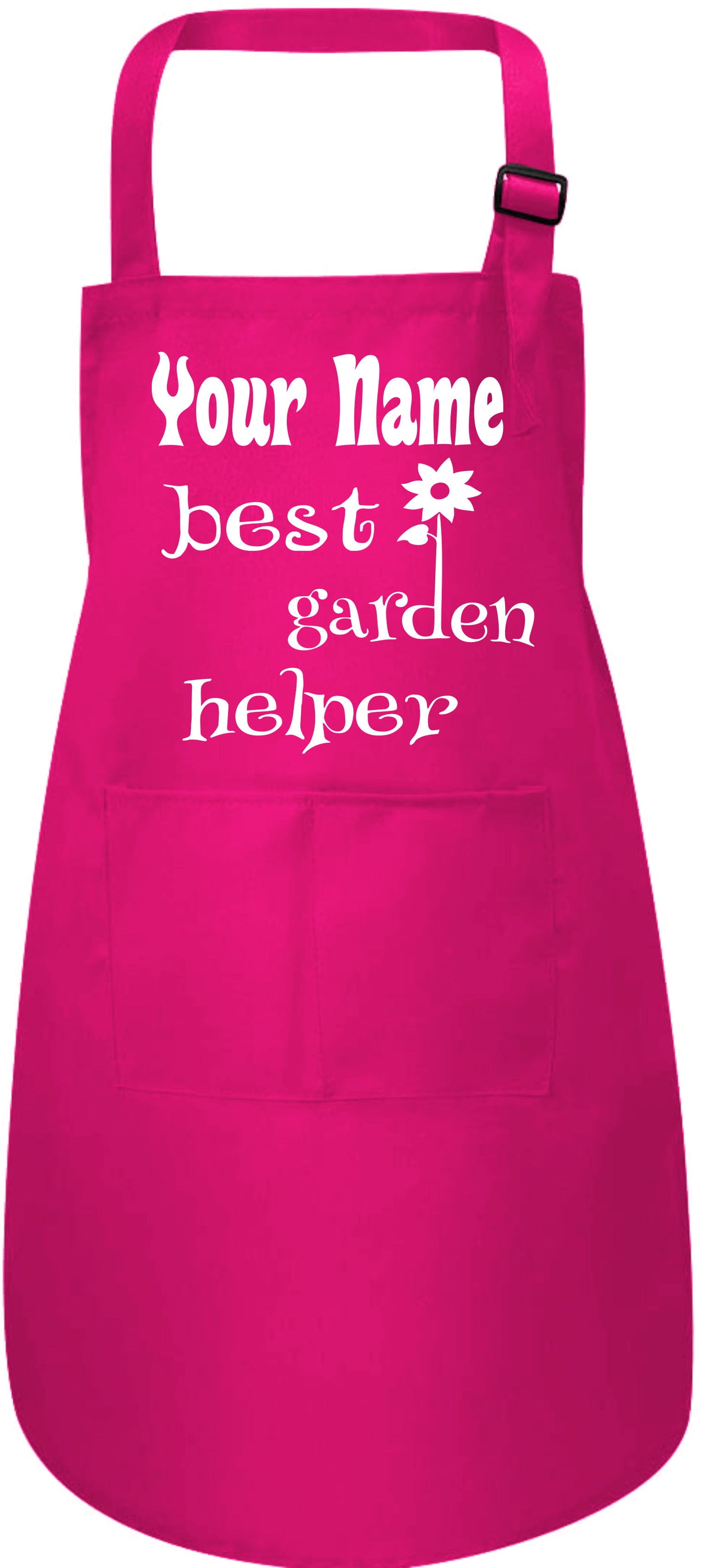 Personalised Kids Apron Garden Helper Any Name