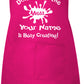 Don't Mind the Mess Personalised Kids Craft Apron